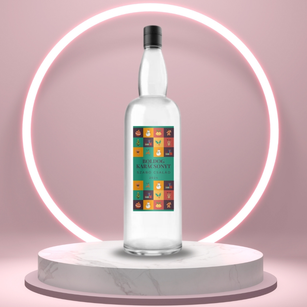karacsonyi_mozaikos_uveg_cimke_palinka_uvegen karacsonyi_mozaikos_uveg_cimke_palinka_uvegen