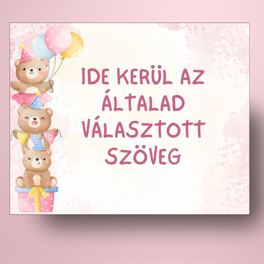 szuletesnapi_uveg_cimke_kezzel_rozsaszin_alapon_harom_macival_bor_pezsgo_fekvo_hatcimke