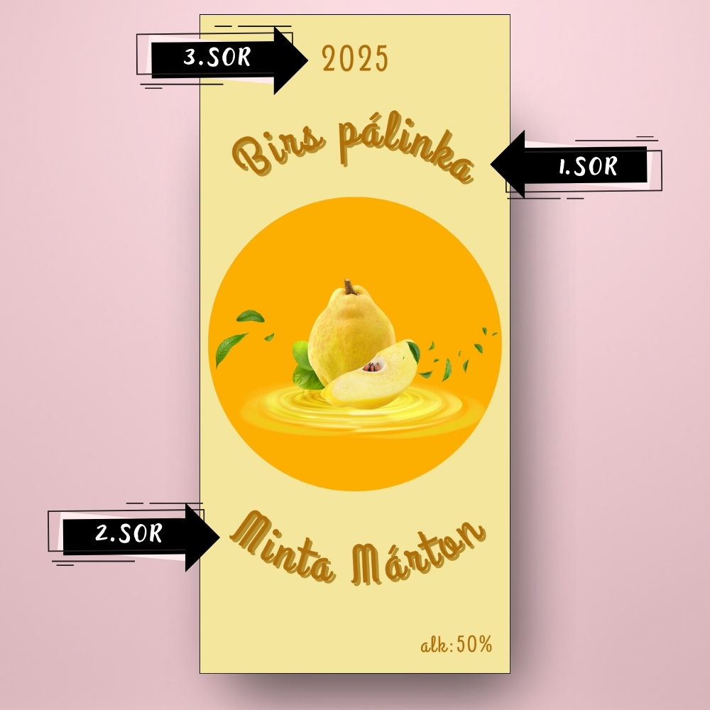 birs_palinka_uveg_cimke_egesz_es_szelet_birs_fotoval_cimsorok