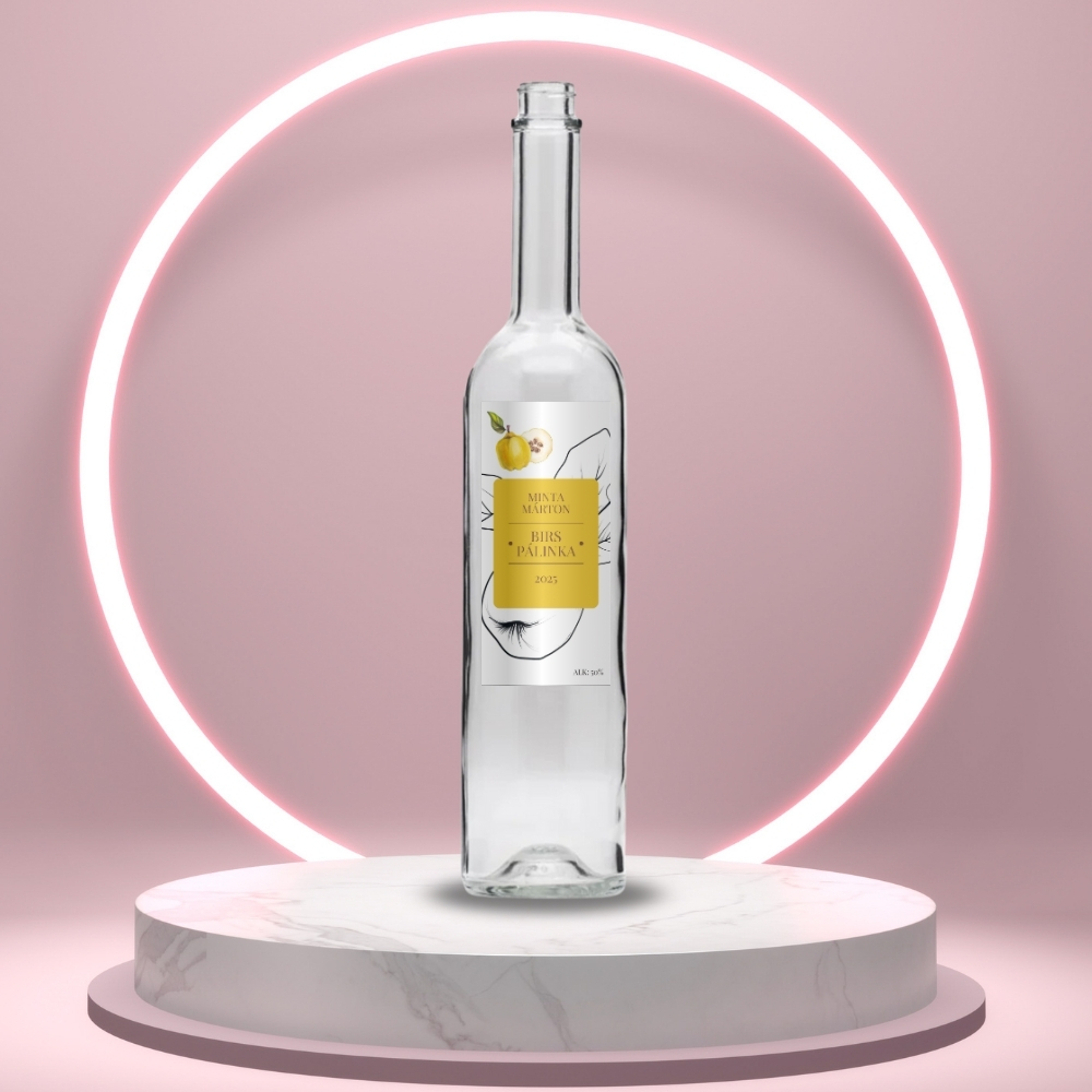 birs_palinka_uveg_cimke_fekete_feher_alappal_es_szogletes_fokuszponttal_vekony_uvegen