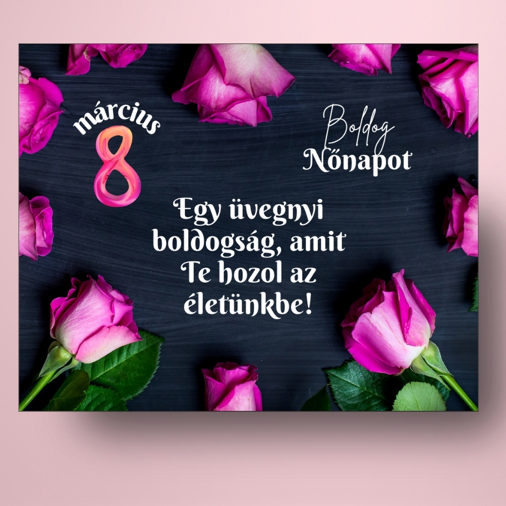 no_napi_uveg_cimke_fekete_alapon_rozsakkal_bor_pezsgo_fekvo