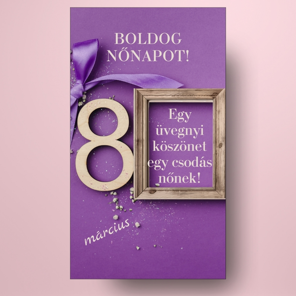 no_napi_uveg_cimke_lila_alapon_masnival_es_viragokkal_bor_allo
