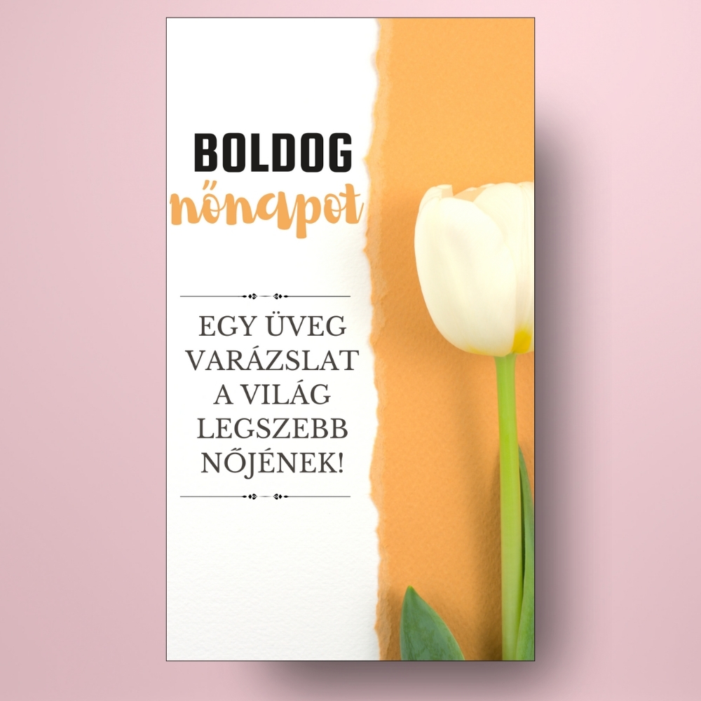 no_napi_uveg_cimke_szines_narancssarga_alapon_feher_tulipannal_bor_allo
