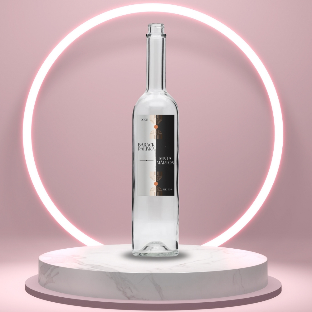 barack_palinka_cimke_kontrasztos_minimalista_dizajn_vekony_uvegen